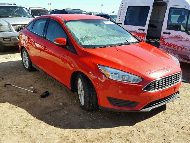 1FADP3F22FL244754 - 2015 FORD FOCUS SE RED photo 1