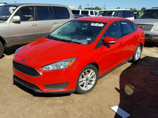 1FADP3F22FL244754 - 2015 FORD FOCUS SE RED photo 2