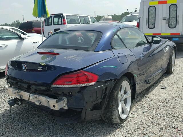 WBALL5C54GP557954 - 2016 BMW Z4 SDRIVE2 BLUE photo 4