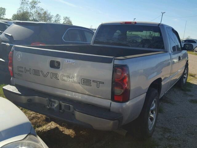 1GCEC19X75Z145185 - 2005 CHEVROLET SILVERADO GRAY photo 4