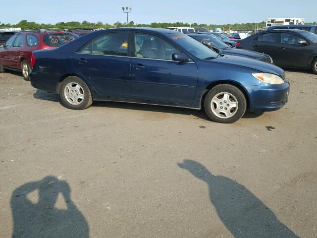 4T1BF32K32U529635 - 2002 TOYOTA CAMRY BLUE photo 1