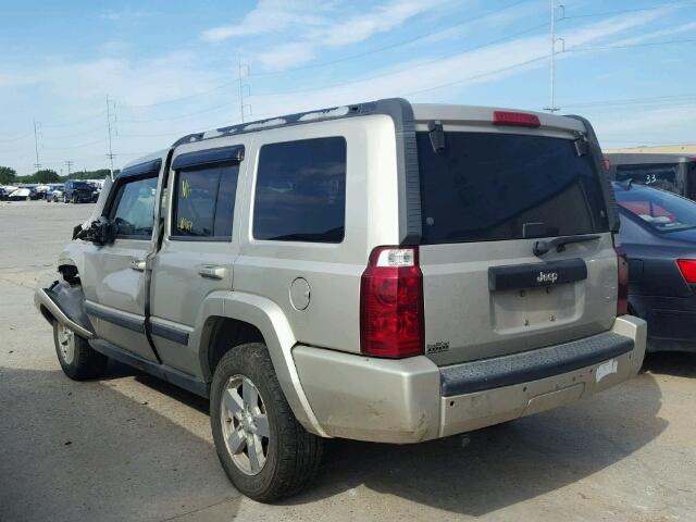 1J8HH48K18C184988 - 2008 JEEP COMMANDER TAN photo 3