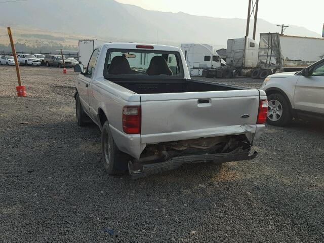 1FTYR10D83PA52330 - 2003 FORD RANGER SILVER photo 3