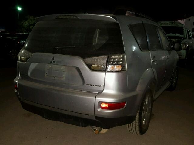 JA4AS2AW8BU018541 - 2011 MITSUBISHI OUTLANDER SILVER photo 4