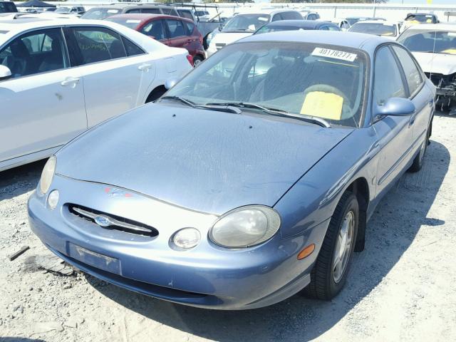 1FAFP53S0XA127387 - 1999 FORD TAURUS SE BLUE photo 2