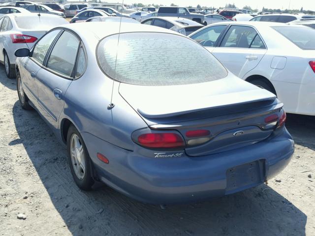 1FAFP53S0XA127387 - 1999 FORD TAURUS SE BLUE photo 3