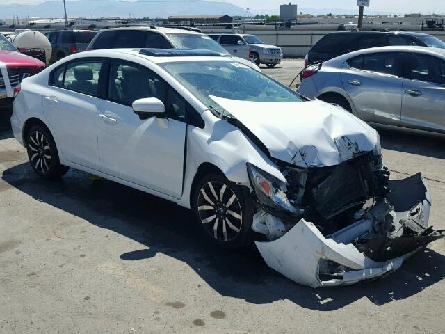 19XFB2F96EE012559 - 2014 HONDA CIVIC EXL 白色 照片 1