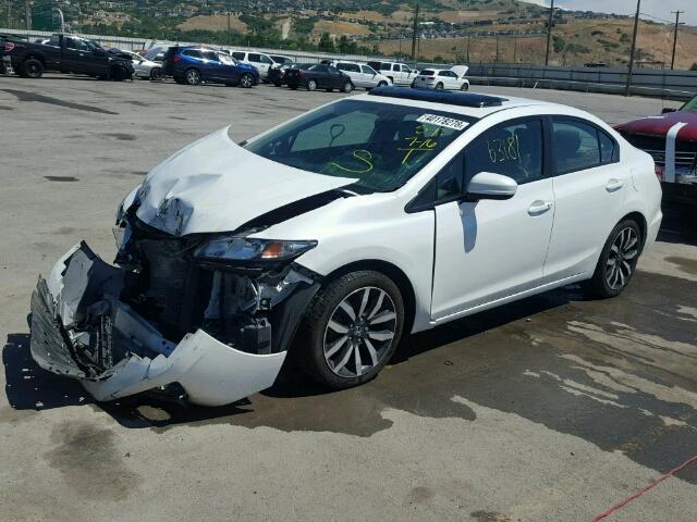 19XFB2F96EE012559 - 2014 HONDA CIVIC EXL 白色 照片 2