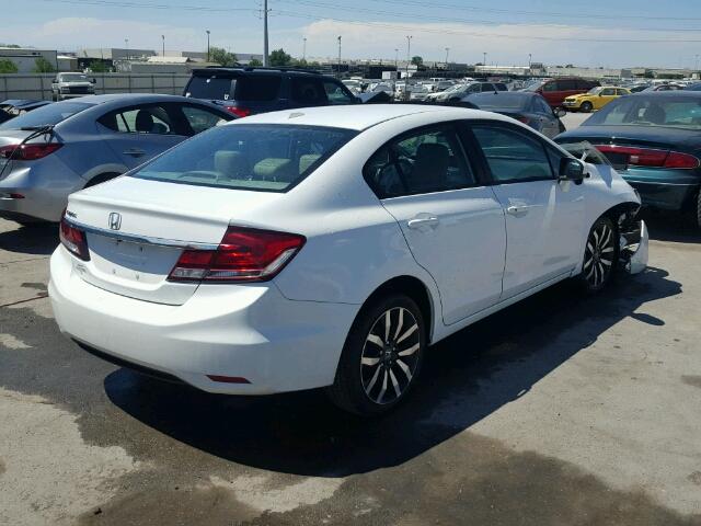 19XFB2F96EE012559 - 2014 HONDA CIVIC EXL 白色 照片 4