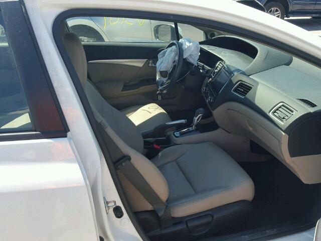 19XFB2F96EE012559 - 2014 HONDA CIVIC EXL 白色 照片 5