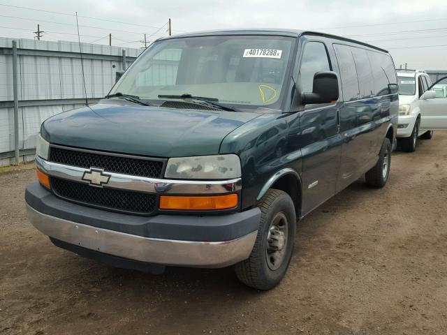 1GAGG29U141100029 - 2004 CHEVROLET EXPRESS VA GREEN photo 2