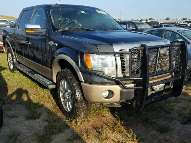 1FTFW1EF9BKD40637 - 2011 FORD F150 BLACK photo 1