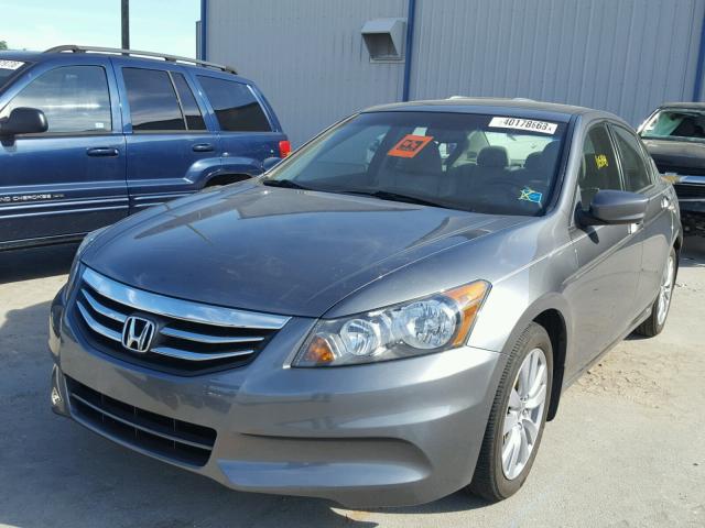 1HGCP2F80BA083638 - 2011 HONDA ACCORD EXL GRAY photo 2