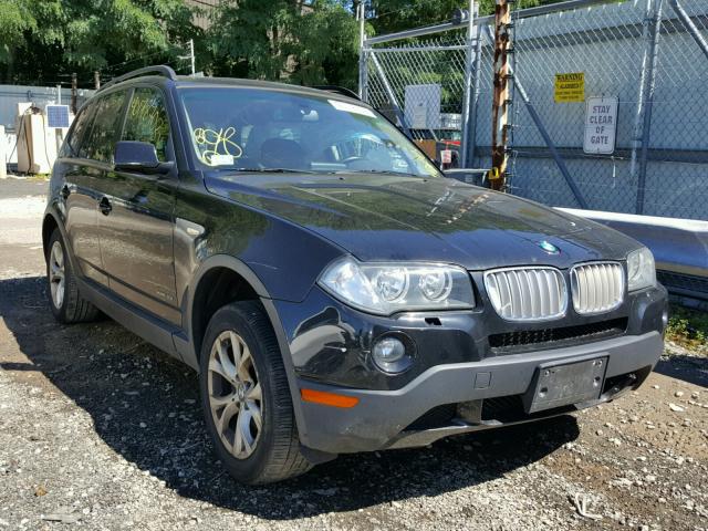 WBXPC93439WJ25113 - 2009 BMW X3 XDRIVE3 BLACK photo 1