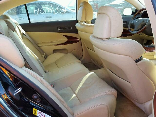 JTHBL96S985000850 - 2008 LEXUS GS BLACK photo 6