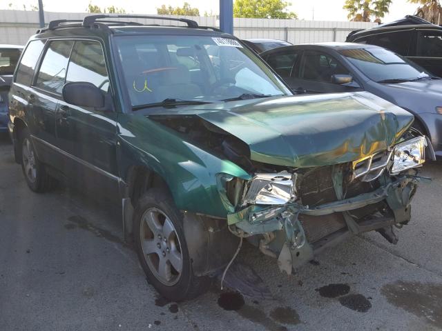 JF1SF6552YH701639 - 2000 SUBARU FORESTER S GREEN photo 1