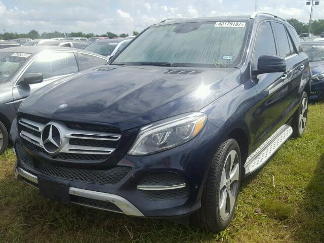 4JGDA5JB5HA832480 - 2017 MERCEDES-BENZ GLE 350 BLACK photo 2