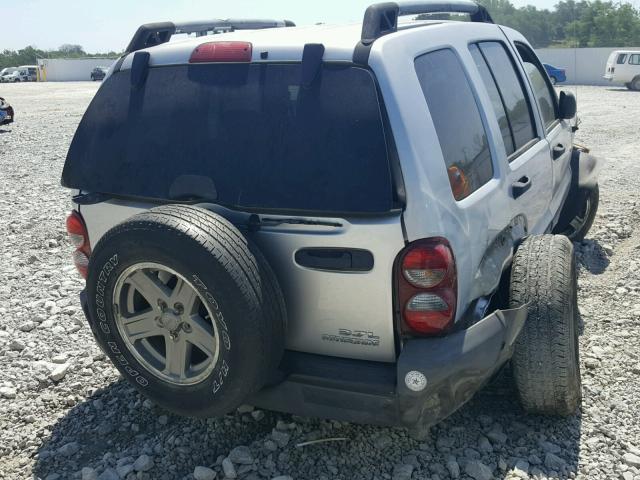 1J4GL38K86W219401 - 2006 JEEP LIBERTY RE SILVER photo 4
