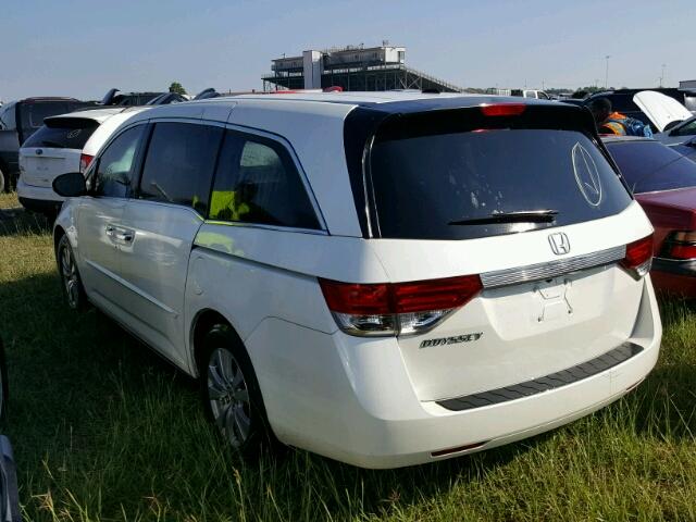 5FNRL5H67GB001789 - 2016 HONDA ODYSSEY EX WHITE photo 3