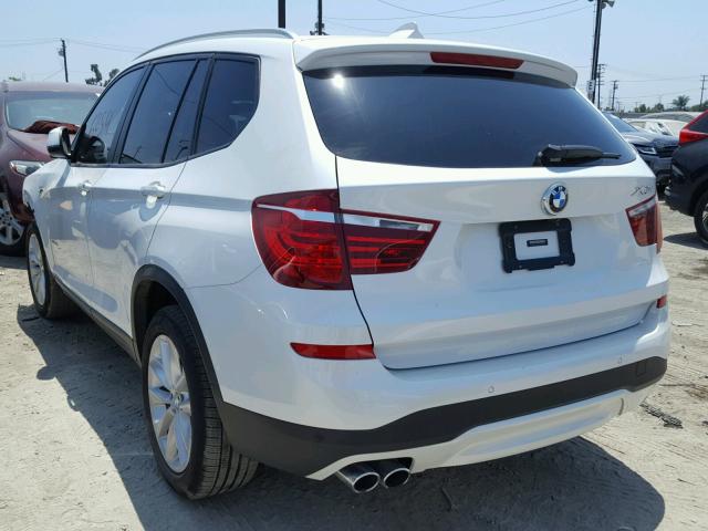 5UXWZ7C3XH0X41961 - 2017 BMW X3 SDRIVE2 WHITE photo 3