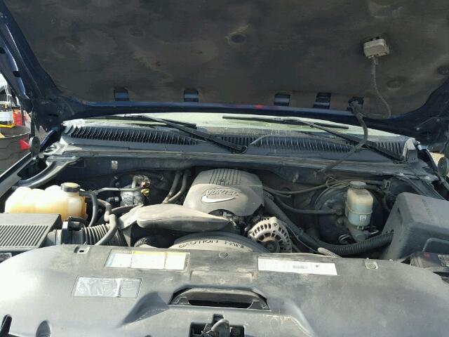 1GCEK19T91E185351 - 2001 CHEVROLET SILVERADO BLUE photo 7