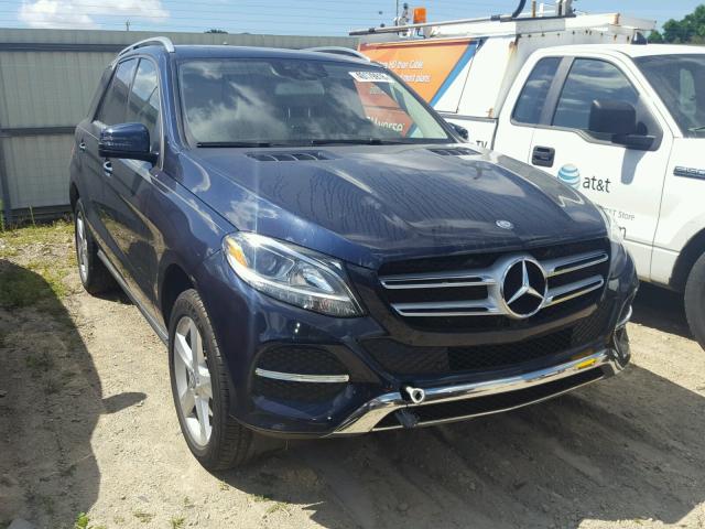 4JGDA5HBXGA775343 - 2016 MERCEDES-BENZ GLE 350 4M BLUE photo 1