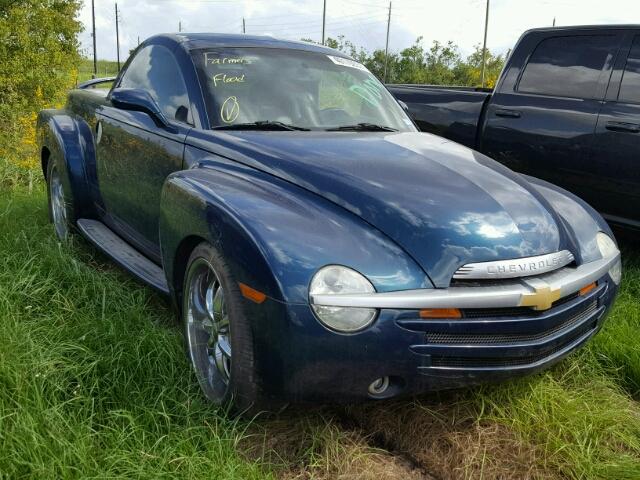 1GCES14H65B115395 - 2005 CHEVROLET SSR BLUE photo 1