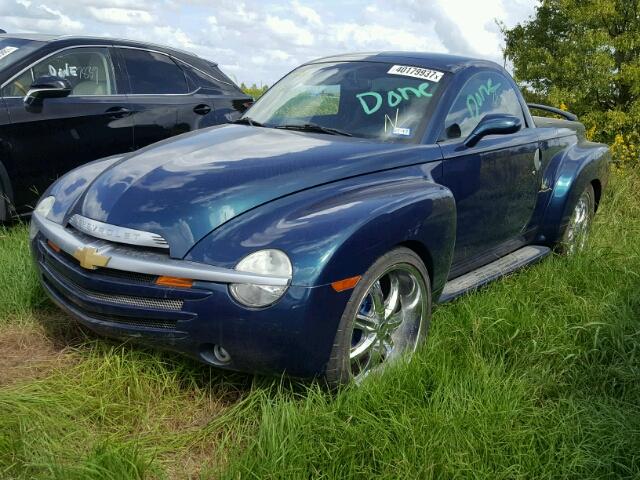 1GCES14H65B115395 - 2005 CHEVROLET SSR 蓝色 照片 2