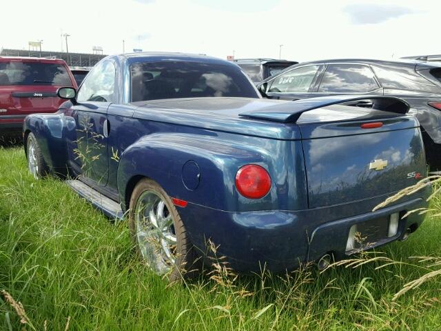 1GCES14H65B115395 - 2005 CHEVROLET SSR 蓝色 照片 3