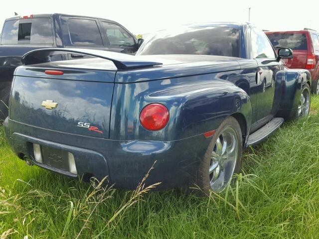 1GCES14H65B115395 - 2005 CHEVROLET SSR BLUE photo 4