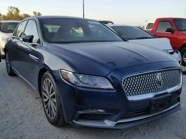 1LN6L9SK4H5603662 - 2017 LINCOLN CONTINENTA BLUE photo 1