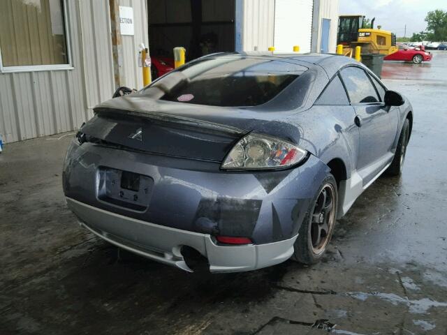 4A3AK24F07E064526 - 2007 MITSUBISHI ECLIPSE GS CHARCOAL photo 4