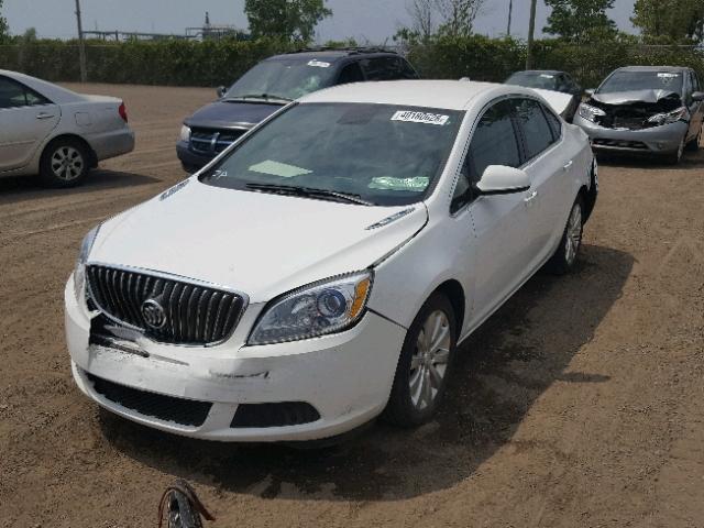 1G4PP5SK2G4176522 - 2016 BUICK VERANO WHITE photo 2