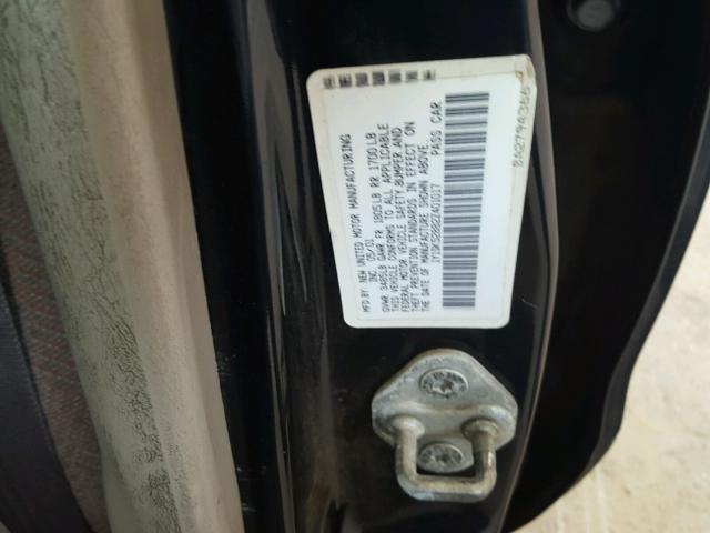 1Y1SK52882Z401017 - 2002 CHEVROLET GEO PRIZM 黑色 照片 10