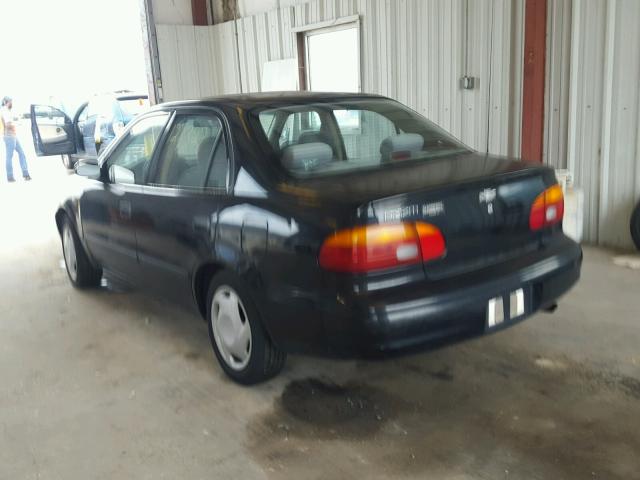 1Y1SK52882Z401017 - 2002 CHEVROLET GEO PRIZM 黑色 照片 3
