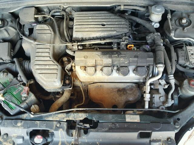 2HGES26761H602898 - 2001 HONDA CIVIC EX მწვანე ფოტო 7