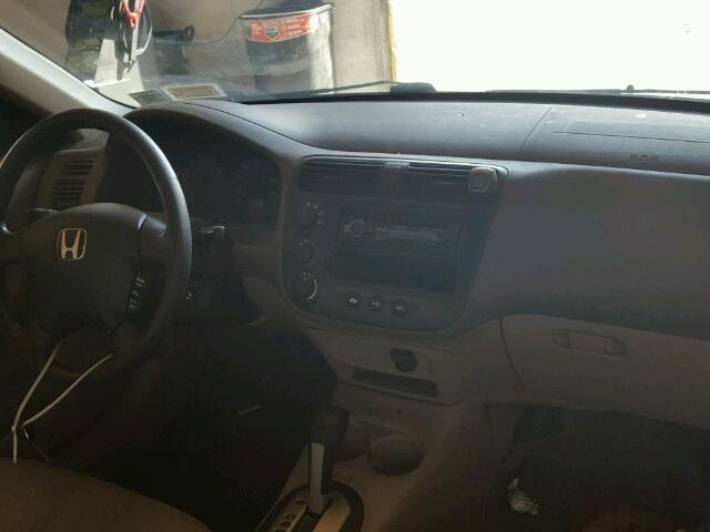 2HGES26761H602898 - 2001 HONDA CIVIC EX მწვანე ფოტო 9