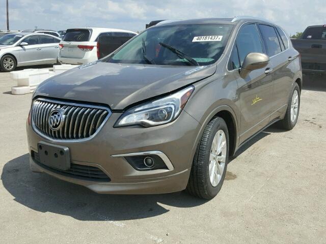 LRBFXBSA0HD053341 - 2017 BUICK ENVISION E BROWN photo 2