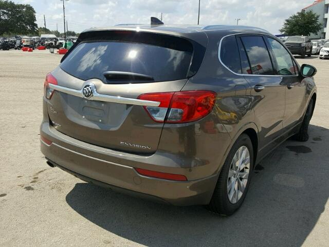 LRBFXBSA0HD053341 - 2017 BUICK ENVISION E BROWN photo 4