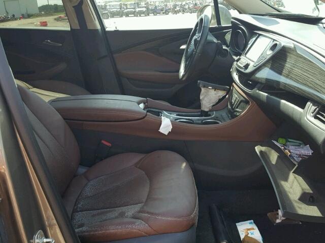 LRBFXBSA0HD053341 - 2017 BUICK ENVISION E BROWN photo 5