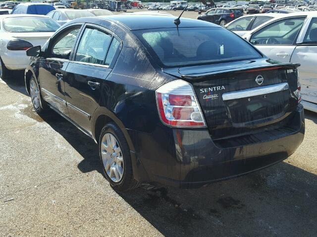 3N1AB6AP0CL669277 - 2012 NISSAN SENTRA 2.0 BLACK photo 3