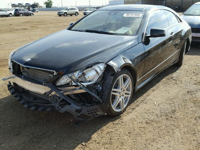 WDDKJ7CB5AF032913 - 2010 MERCEDES-BENZ E 550 BLACK photo 2