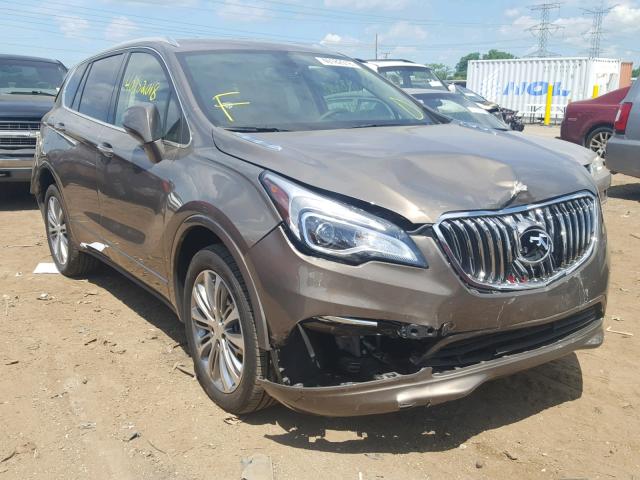 LRBFXDSA1HD047589 - 2017 BUICK ENVISION E BROWN photo 1