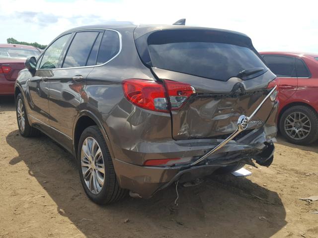 LRBFXDSA1HD047589 - 2017 BUICK ENVISION E BROWN photo 3