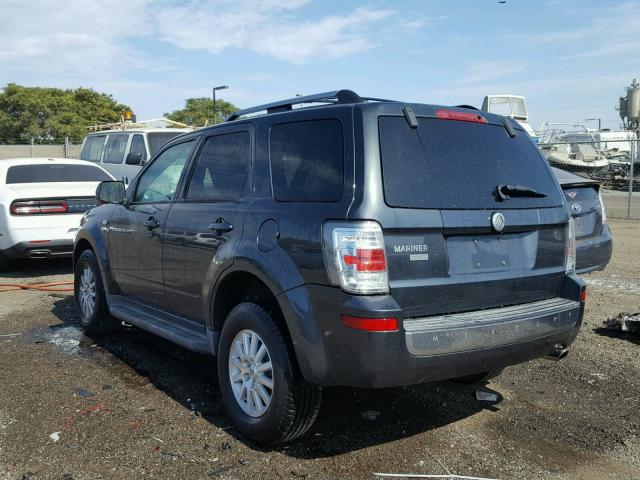 4M2CU87G29KJ16024 - 2009 MERCURY MARINER PR GRAY photo 3