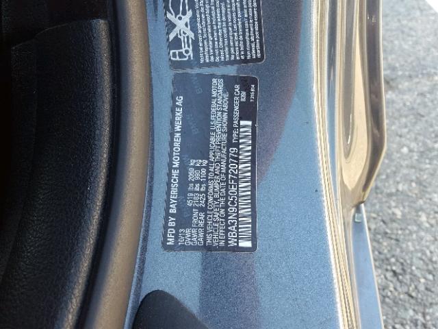 WBA3N9C50EF720779 - 2014 BMW 428 XI CHARCOAL photo 10