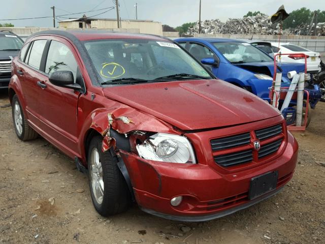 1B3HB48B98D511318 - 2008 DODGE CALIBER SX RED photo 1