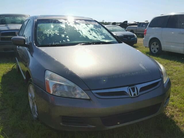 1HGCM55836A000575 - 2006 HONDA ACCORD EX GRAY photo 1