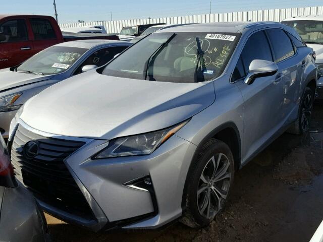 2T2ZZMCA3HC041650 - 2017 LEXUS RX 350 SILVER photo 2