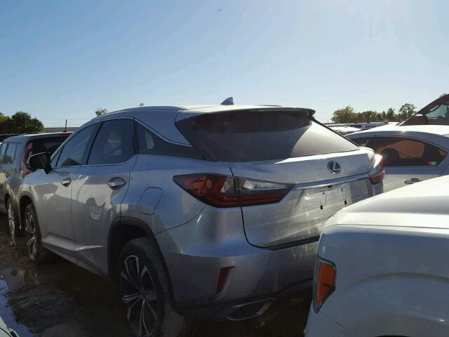 2T2ZZMCA3HC041650 - 2017 LEXUS RX 350 SILVER photo 3